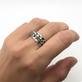 Gothic Silver Skull Ring - 925 Sterling Silver, perfect for everyday style, birthdays, and special celebrations.