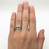 Adina Stone material options for 925 Sterling Silver, 18K Yellow Gold Vermeil, 18K White Gold Vermeil, 18K Rose Gold Vermeil.