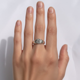 Triskelion Ring - Silver Triskeles Ring - Celtic Triskele Ring