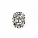 Trendy Silver Ohm Ring - A 925 Sterling Silver ring that adds a modern touch to any outfit, ideal for gifting and self-expression.