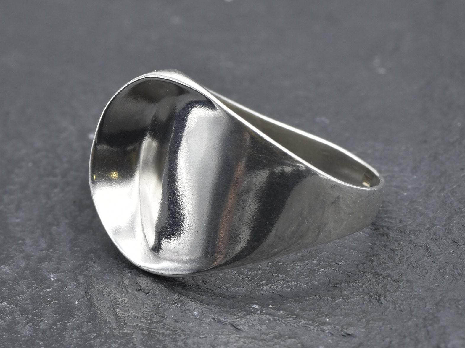 Asymmetrical Silver Ring,  Chunky Ring, Sterling Silver Ring, Wide Silver Band, Unisex Ring, Everyday Ring, Boho Ring, Wide Wave Ring, Ring