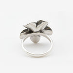 Charming Silver Flower Ring made from 925 Sterling Silver, a lovely choice for birthdays and everyday wear.