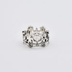 Silver Crown Ring, Gothic Ring, Queen Ring, Sterling Crown Band, Sterling Silver Ring, Handmade Crown Ring, Handmade Ring, Gothic Crown Ring
