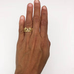 Silver Crown Ring, Gothic Ring, Queen Ring, Sterling Crown Band, Sterling Silver Ring, Handmade Crown Ring, Handmade Ring, Gothic Crown Ring(1)