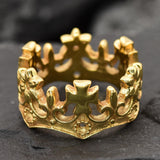 Silver Crown Ring, Gothic Ring, Queen Ring, Sterling Crown Band, Sterling Silver Ring, Handmade Crown Ring, Handmade Ring, Gothic Crown Ring(1)