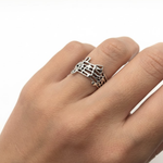 Elegant Silver Musical Note Ring in 925 Sterling Silver, perfect for music lovers and special gifting occasions.