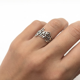 Elegant Silver Musical Note Ring in 925 Sterling Silver, perfect for music lovers and special gifting occasions.