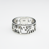 Beautiful Elephant Ring - Made of 925 Sterling Silver, an enchanting piece for casual wear and memorable moments.