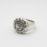 Egyptian Eye Ring - Silver Egyptian Ring, Ancient Silver Ring