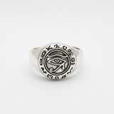Egyptian Eye Ring - Silver Egyptian Ring, Ancient Silver Ring