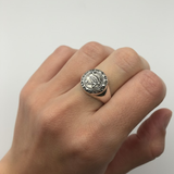 Egyptian Eye Ring - Silver Egyptian Ring, Ancient Silver Ring