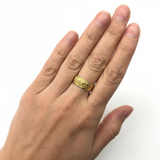 Gold Braided Ring - Timeless chunky braid design in 18k Gold Vermeil, perfect for everyday elegance and heartfelt gifting.