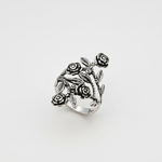 Charming Silver Flower Ring - Crafted in 925 Sterling Silver. A lovely accessory for daily wear and memorable gifting moments.