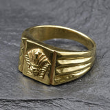 Pharaoh Ring, Silver Egyptian Ring, Silver Chunky Ring, Symbolic Ring, Unisex Ring, Pharaoh Jewelry, Silver Wide Ring, 925 Sterling Silver(1)