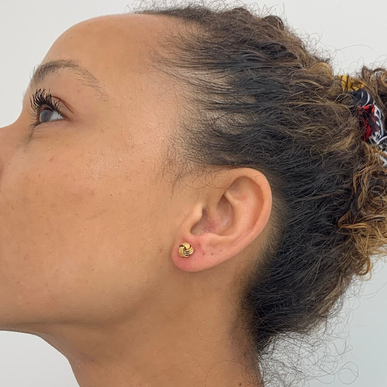 Gold Knot Earrings, Vintage Earrings, Knot Earrings, Dainty Stud Earrings, Minimalist Earrings, 18k Gold Earrings, Everyday Earrings, Gold