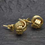 Gold Knot Earrings, Vintage Earrings, Knot Earrings, Dainty Stud Earrings, Minimalist Earrings, 18k Gold Earrings, Everyday Earrings, Gold