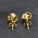 Gold Knot Earrings, Vintage Earrings, Knot Earrings, Dainty Stud Earrings, Minimalist Earrings, 18k Gold Earrings, Everyday Earrings, Gold
