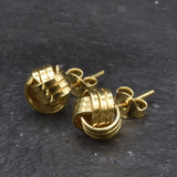 Gold Knot Earrings, Vintage Earrings, Knot Earrings, Dainty Stud Earrings, Minimalist Earrings, 18k Gold Earrings, Everyday Earrings, Gold