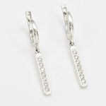 2430-1-E-cCZZ: Sterling Silver 925 Created CZ Diamond