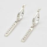 2430-1-E-cCZZ: Sterling Silver 925 Created CZ Diamond