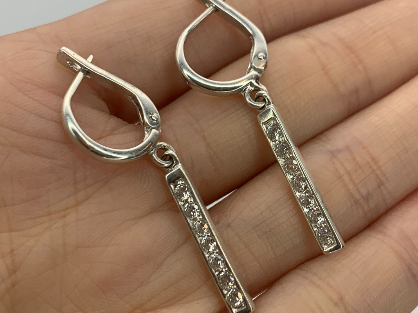 2430-1-E-cCZZ: Sterling Silver 925 Created CZ Diamond