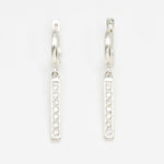 2430-1-E-cCZZ: Sterling Silver 925 Created CZ Diamond