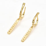 2430-1-E-cCZZ: Gold Vermeil 18k Created CZ Diamond