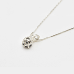 Stunning Round Onyx Pendant in 925 Sterling Silver, perfect for layering or as a unique gift for any celebration.