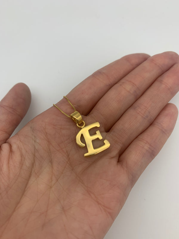 Letter pendant E, gold-coloured – THOMAS SABO