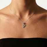 Letter P Pendant - Name Initial Necklace - Personalzed Pendant