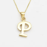 Letter P Pendant - Name Initial Necklace - Personalzed Pendant
