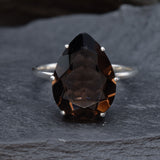 2319-R-nSTT: Sterling Silver 925 Smoky Topaz