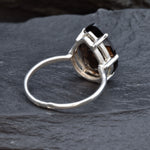 2319-R-nSTT: Sterling Silver 925 Smoky Topaz