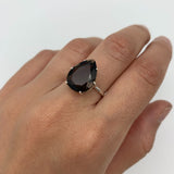 2319-R-nSTT: Sterling Silver 925 Smoky Topaz