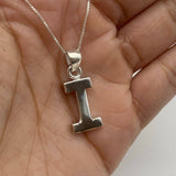 Letter I Pendant - Name Initial Pendant - Personalized Gift