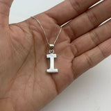 Letter I Pendant - Name Initial Pendant - Personalized Gift