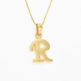 Letter R Pendant - Name Initial Necklace - Personalized Gift