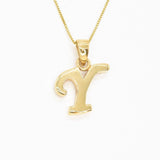 Letter Y Pendant - Name Initial Pendant - Personalized Necklace