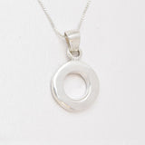 Gold Letter O Pendant - Capital O Pendant, Initial O Necklace