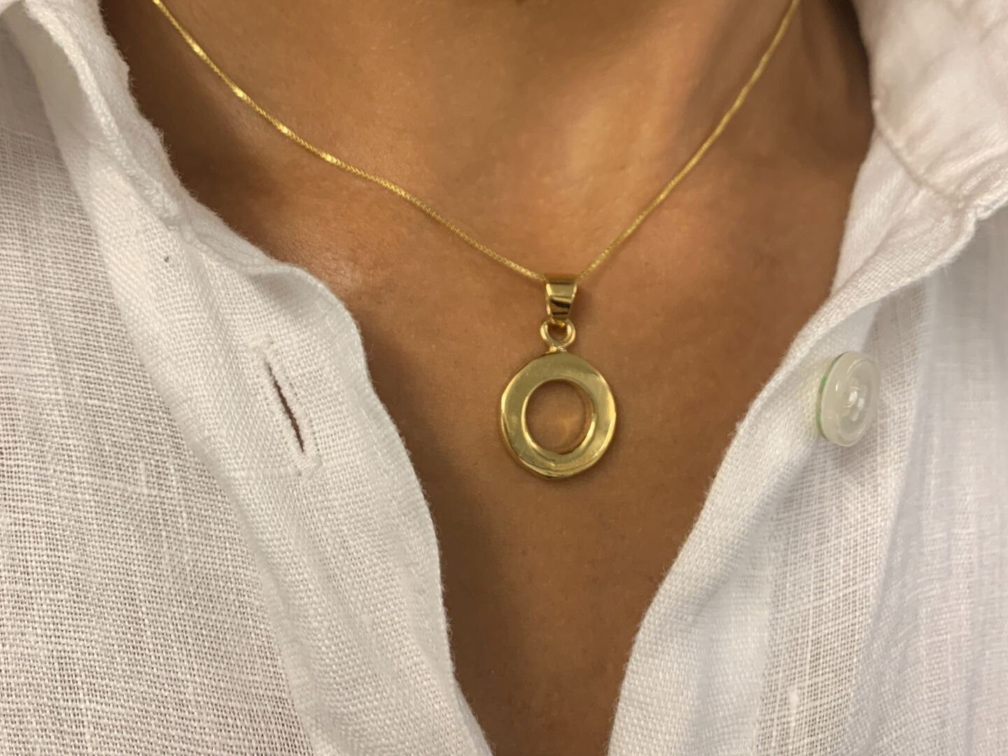 TE-063-P-0S: Gold Vermeil 18k