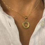 TE-063-P-0S: Gold Vermeil 18k