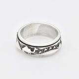 Camel Spinner Ring - Gold Camel Band, Desert Animal Ring