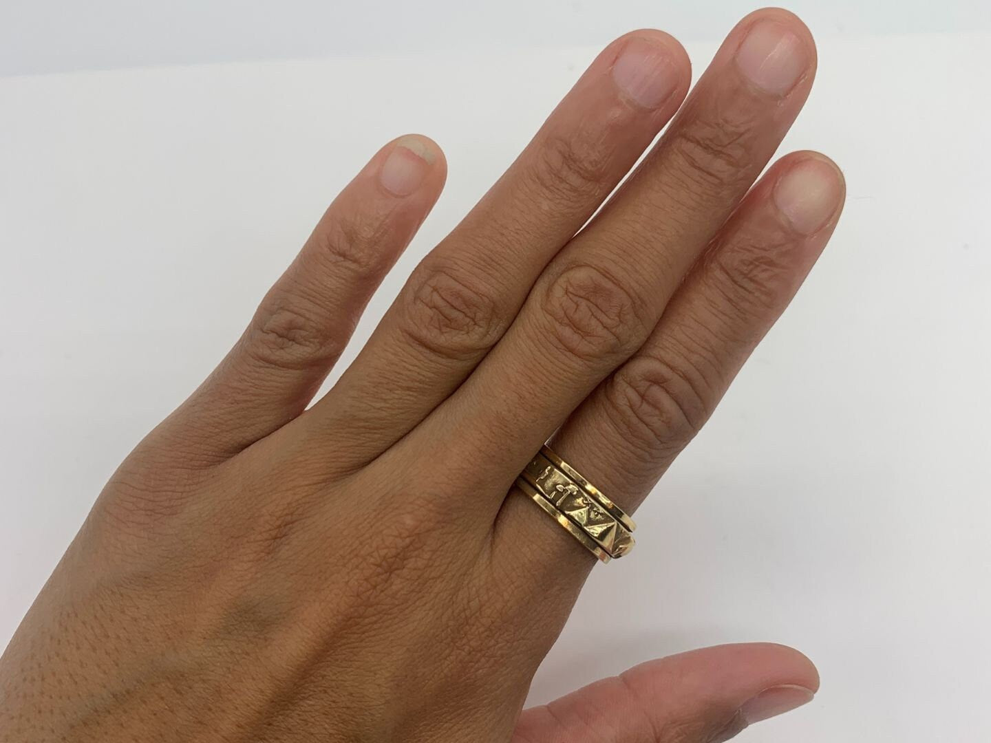 TE-070-R-0S: Gold Vermeil 18k