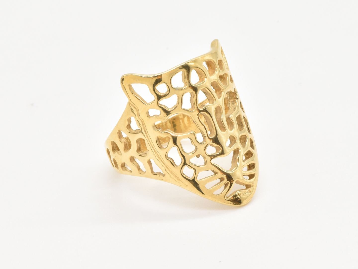 TE-071-R-0S: Gold Vermeil 18k