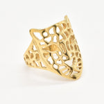 TE-071-R-0S: Gold Vermeil 18k