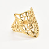 TE-071-R-0S: Gold Vermeil 18k