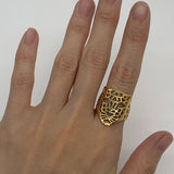 TE-071-R-0S: Gold Vermeil 18k
