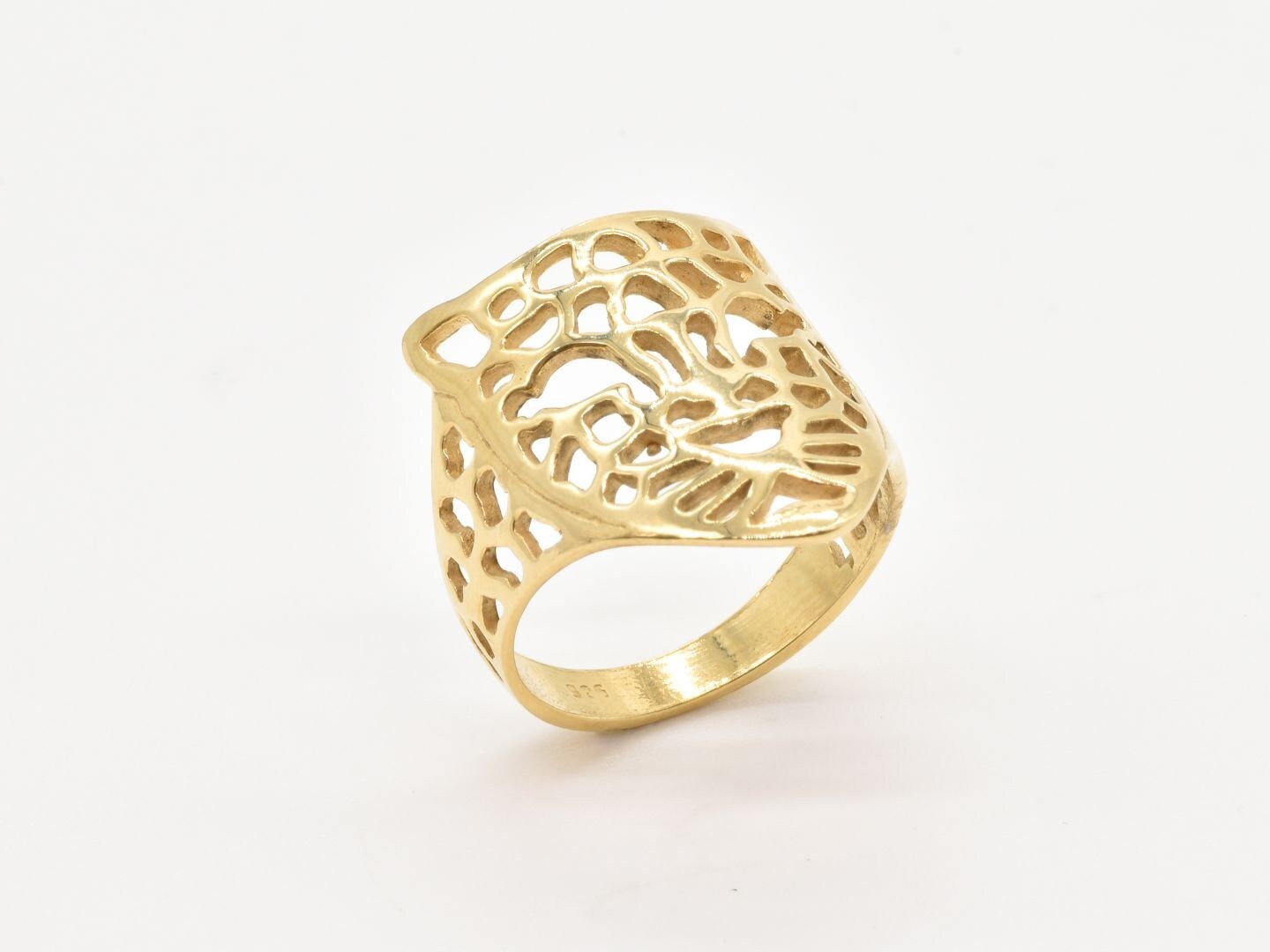TE-071-R-0S: Gold Vermeil 18k