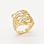 TE-071-R-0S: Gold Vermeil 18k