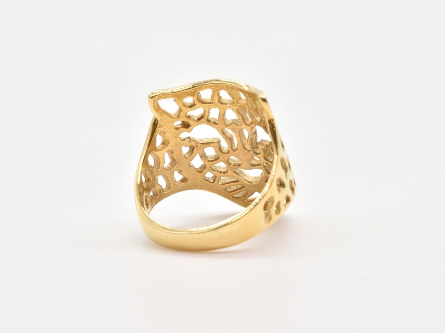 TE-071-R-0S: Gold Vermeil 18k
